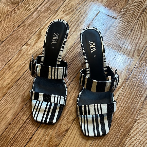 Zara black and white heels - Picture 3 of 3
